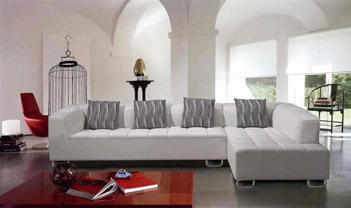 Modern White Sectional Sofa Set TOS-LF-22