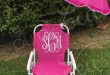 Monogrammed Kid's Beach Chair w/ umbrella, Monogrammed chair .