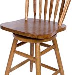 Amazon.com: AW Furniture Solid Oak Windsor Back Swivel Bar Stool .