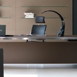 Modern Italian executive unique office desks Athos by IVM Ita