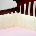 Amazon.com : Lifenest Breathable Padded Mesh Crib Bumper -Ivory : Ba