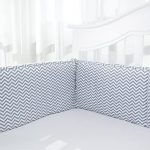 Amazon.com : TILLYOU Cotton Collection Baby Safe Crib Bumper Pads .