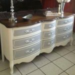 Painted French Provincial Dresser I think I would like it with the .
