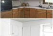 Painting oak cabinets white: An amazing transformation - Lovely Et