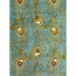 Kas Catalina Peacock Feathers 5' x 8' Area Rug | Hand tufted rugs .