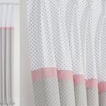 Baby Girl Nursery Gray Pink Blackout Curtains Curtains for | Et