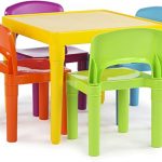 Amazon.com: Tot Tutors Kids Plastic Table and 4 Chairs Set .