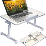 Amazon.com: Neetto Height Adjustable Laptop Bed Table, Portable .
