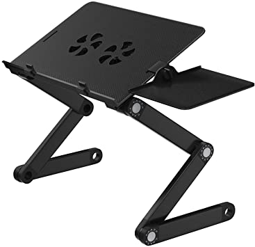 Amazon.com: HUANUO Adjustable Laptop Stand, Portable Laptop Table .