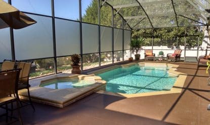 Outdoor Privacy Screens for Patio & Pool Enclosur