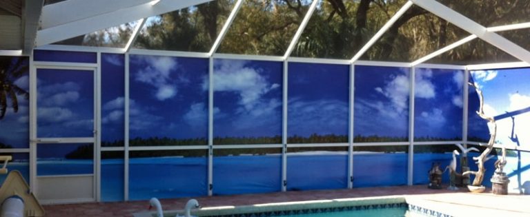 swim spa privacy screen