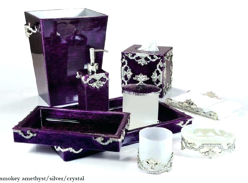 purple and silver bathroom accessories – relatablehumor.