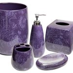 15 Elegant Purple Bathroom Accessories | Home Design Lov