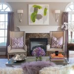 Purple Curtains - Contemporary - living room - Susan Glick Interio