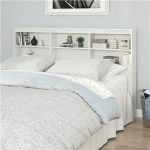 Ameriwood Furniture | Emery Full/Queen Storage Headboard, Whi