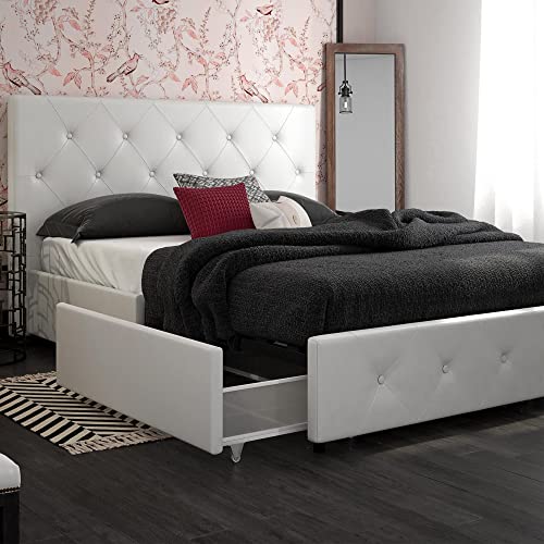 Platform Beds with Headboards and Storage Drawers: Amazon.c