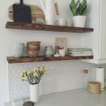 Reclaimed Wood Floating Shelf in 2020 | Home decor kitchen .