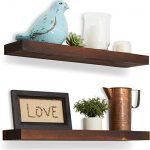 Amazon.com: Reclaimed Wood Floating Shelves - 24x5.5x1.5 inches .