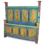 Rustic Mexican Painted Wood B
