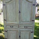 Rustic Mexican Pine Armoire by ThreeFreckles on Etsy, $550.00 .
