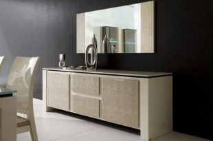 contemporary modern dining room buffet with mirror (con imágenes .