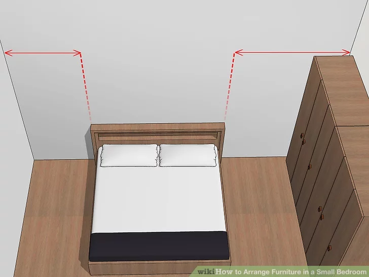 4 Easy Ways to Arrange Furniture in a Small Bedroom - wikiH