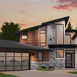Modern House Plans & Contemporary Style Home Blueprin