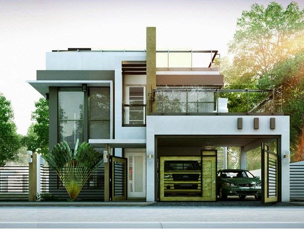 Modern Duplex House Designs Elvations + Plans … (With images .