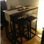 small kitchen table with stools | Small kitchen tables, Home decor .