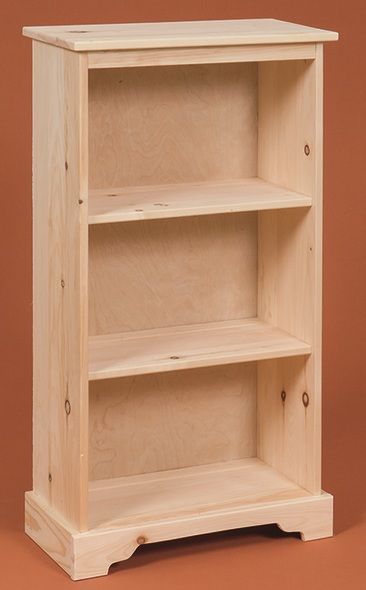 Small Pine Bookcase | Pine bookcase, Wood bookshelves, Small bookca
