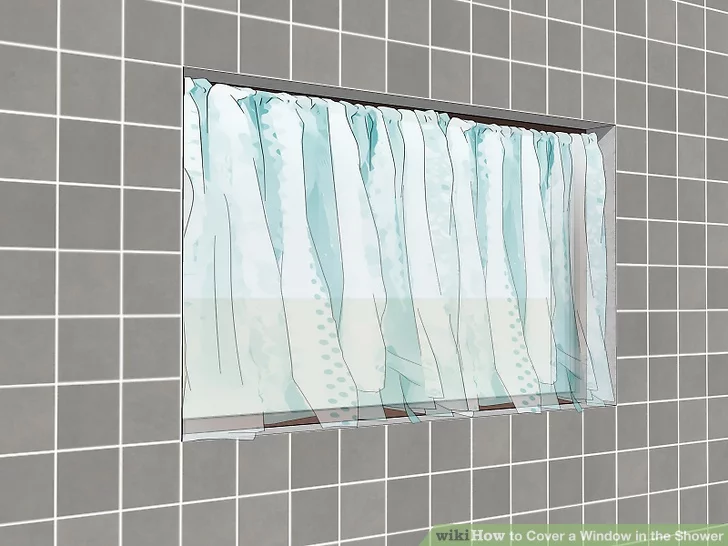 How to Cover a Window in the Shower: 8 Steps (with Picture