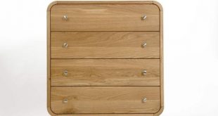 Tall Bedroom Chest of Drawers Solid Oak Bedroom Storage with | Et