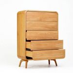 Chest of Drawers High Dresser in Oak Bedroom Dresser with 5 | Et