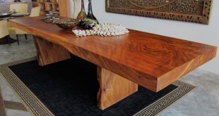 Wood Slab Furniture | Mobilier de salon, Design, Art desi
