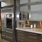 Stainless steel kitchen cabinets, cabinet doors and counterto