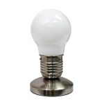 All The Rages 9.45 in. White Edison Style Minimalist Idea Bulb .