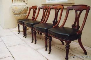 Farquhar's Furniture: Early Victorian style Mahogany dining chai