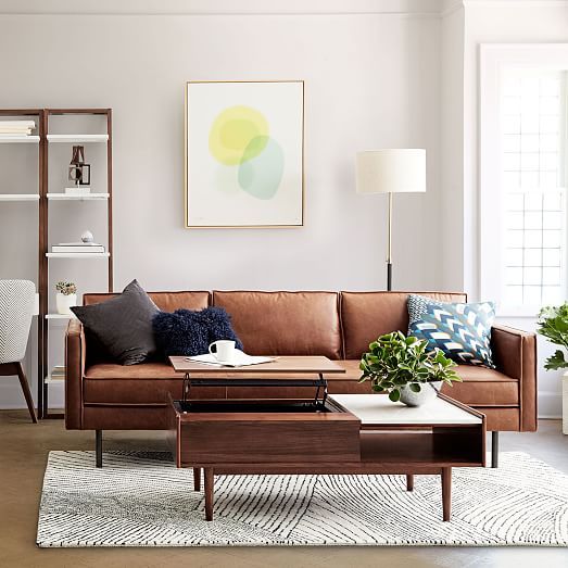 Mid-Century Pop-Up Storage Coffee Table | Sofa design, Living room .
