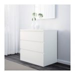 MALM 3-drawer chest - white 31 1/2x30 3/4 " | Ikea malm, Malm .