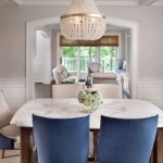 White Chandelier In The Dining Room- 12 Extravagant Ide