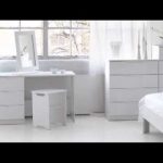 Alpine White High Gloss Bedroom Furniture - YouTu