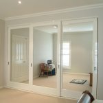 Hanging sliding wardrobe doors can possess a mirror | Interior .