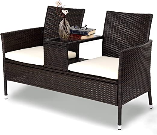 Amazon.com: Tangkula Outdoor Furniture Set Patio Conversation Set .