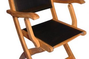 Amazon.com: Teak Folding Chair with arms Sling Seat - PAIR: Garden .