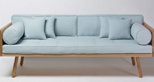 Wood Frame Sofa with Loose Cushions | Sofa wood frame, Sofa frame .