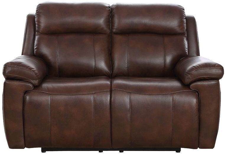 Montana - 2 Seater Manual Recliner Sofa Leather Bonded - Our Sofas .
