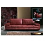 Modern Maroon Leather Sofa Set, For Home, Rs 120000 /piece Bab .