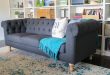 The perfect inexpensive gray tufted sofa - Lovely Et