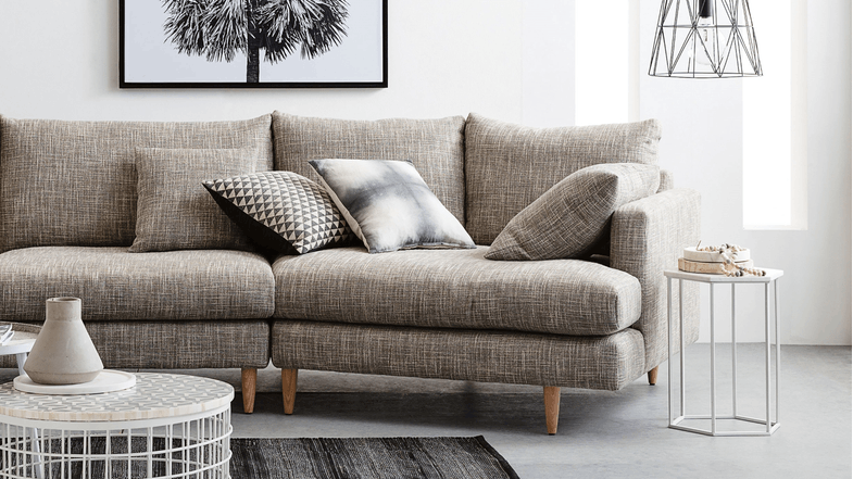 Galloway Angled Chaise Sofa | Domayne | Chaise sofa, Furniture .