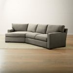 Axis II Grey Left Arm Angled Chaise Sectional + Reviews | Crate .